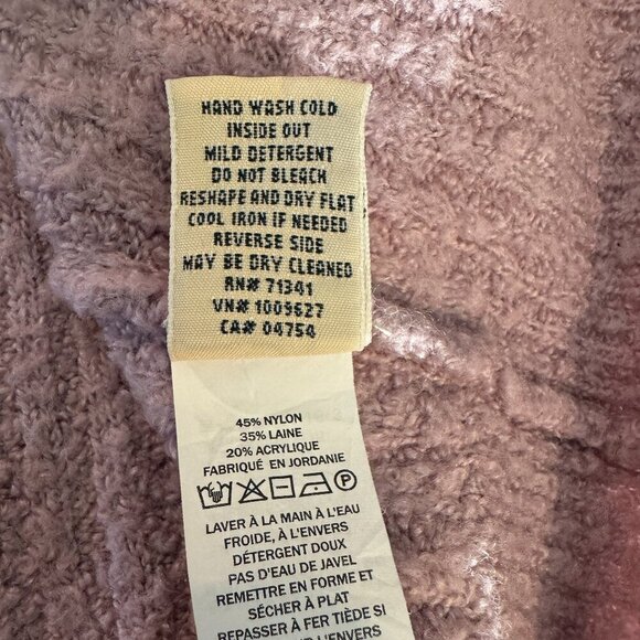 L.L. Bean Pale Purple 1/4 Zip Sweater - Size Medium - Picture 5 of 7